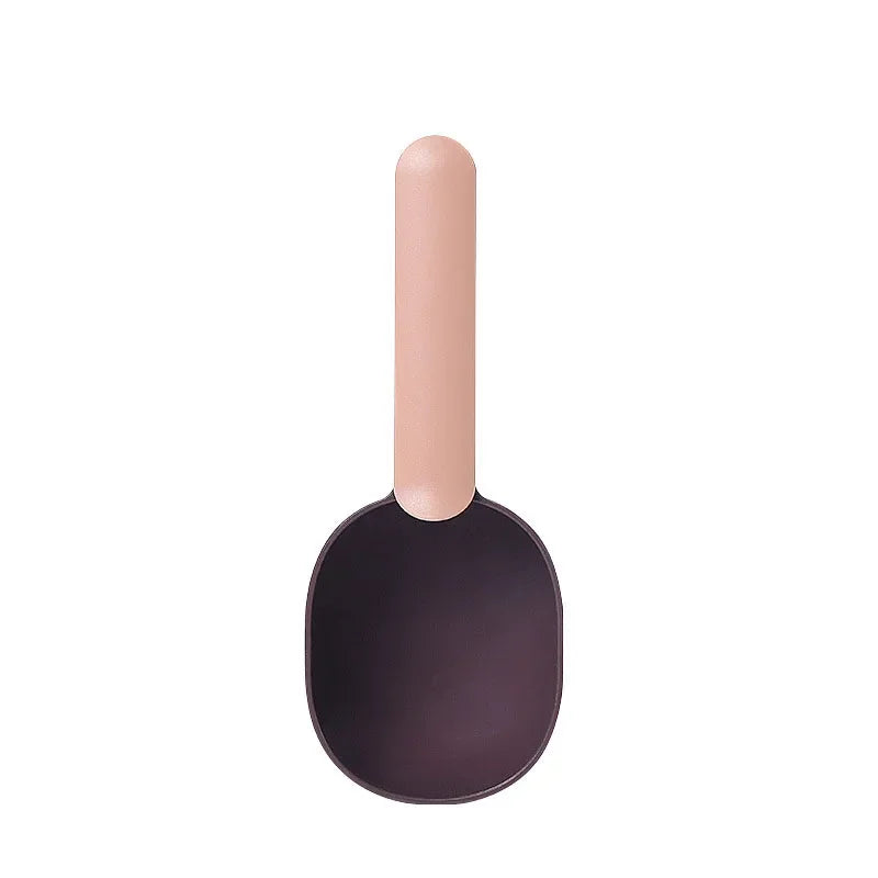 Portable Multi - function Pet Supplies for Cat, Dog, Puppy, Kitten: Feeding Spoon, Food Shovel, Scoop with Sealing Bag Clip
