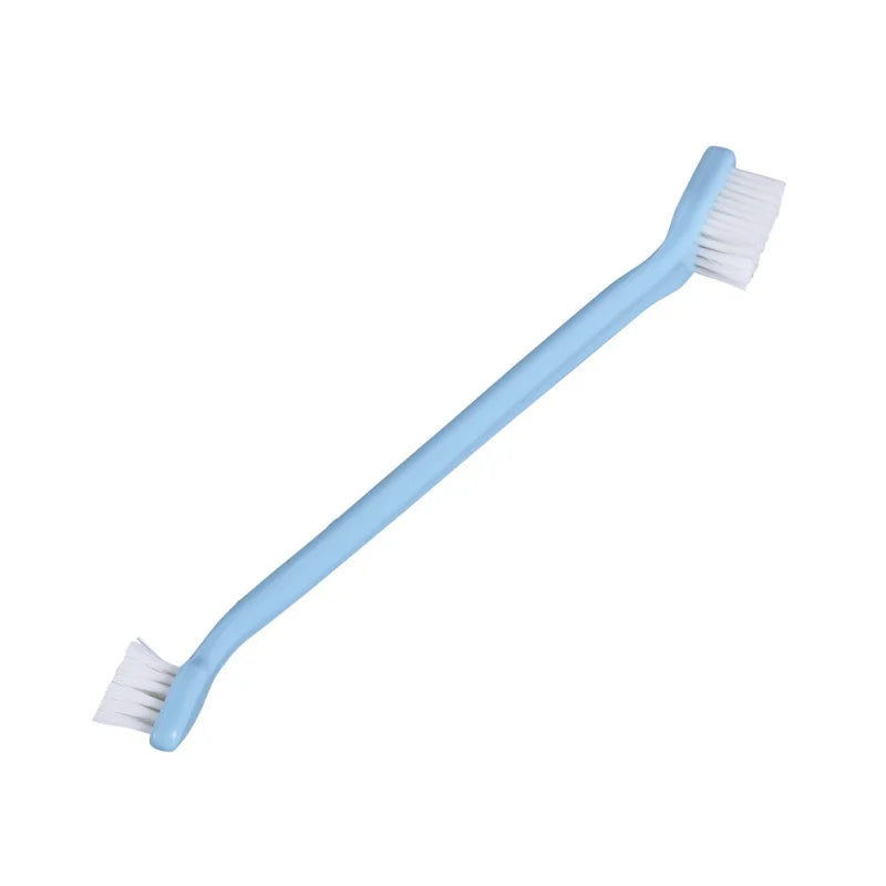 Pet Toothbrush Set Pet Supplies Dog Toothpaste Toothbrush Oral Care Set for Cats and Dogs Vanilla Beef Flavor Pet Cleaning Tooth
