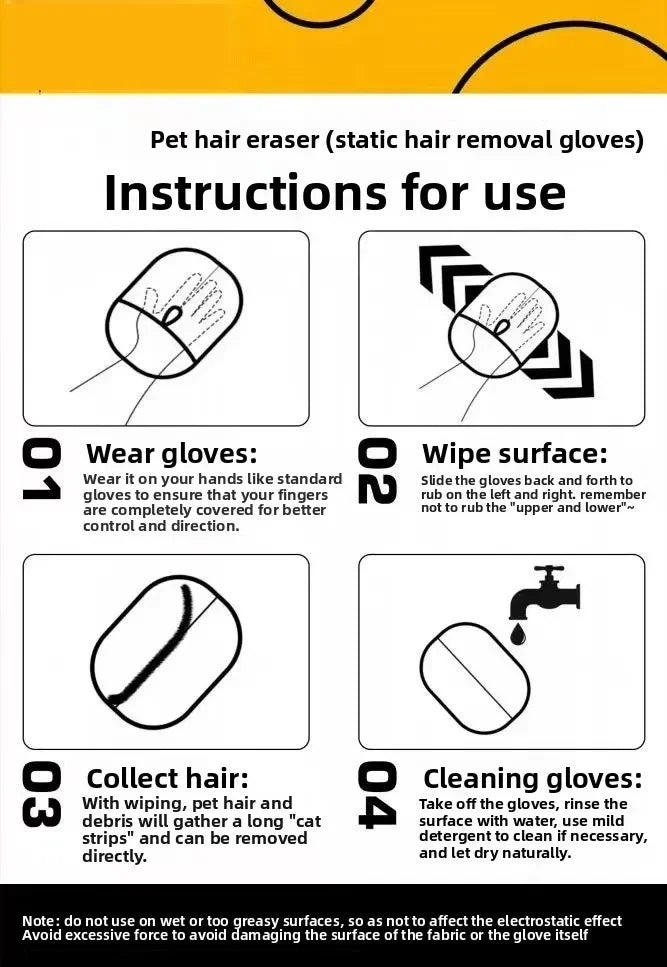 Pet Supplies 2/1pcs Pet Grooming Gloves Etc. Cats Wool Glove Tools and Supplies Dog Grooming Equipment Sofas Carpets Cleaning