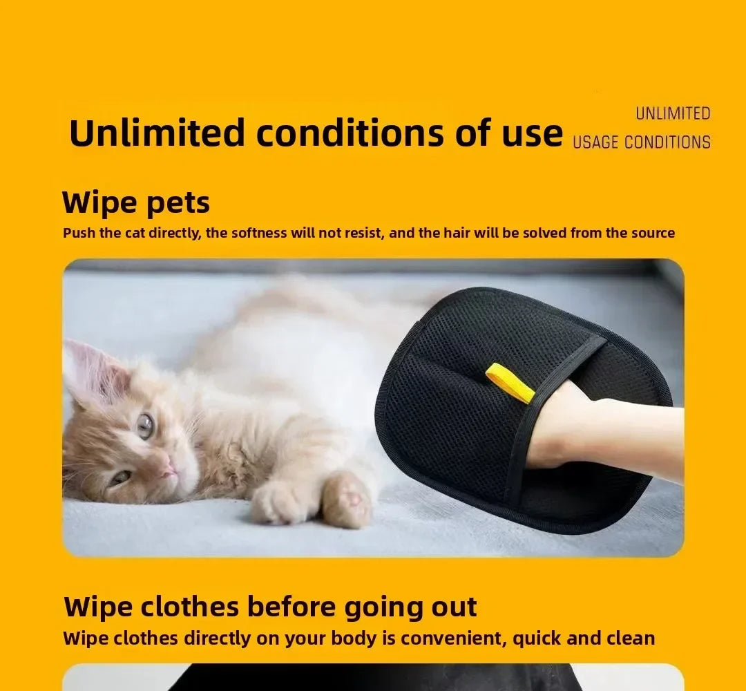 Pet Supplies 2/1pcs Pet Grooming Gloves Etc. Cats Wool Glove Tools and Supplies Dog Grooming Equipment Sofas Carpets Cleaning