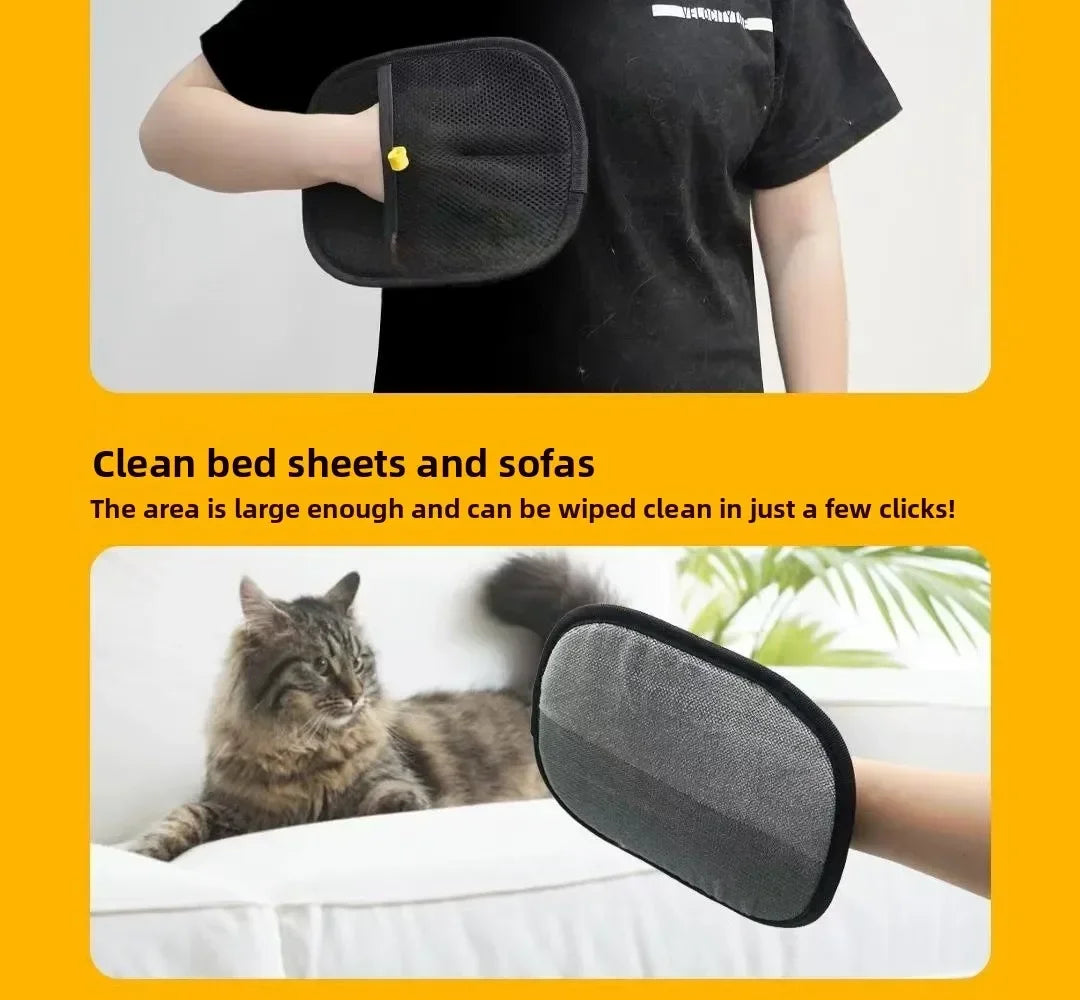 Pet Supplies 2/1pcs Pet Grooming Gloves Etc. Cats Wool Glove Tools and Supplies Dog Grooming Equipment Sofas Carpets Cleaning