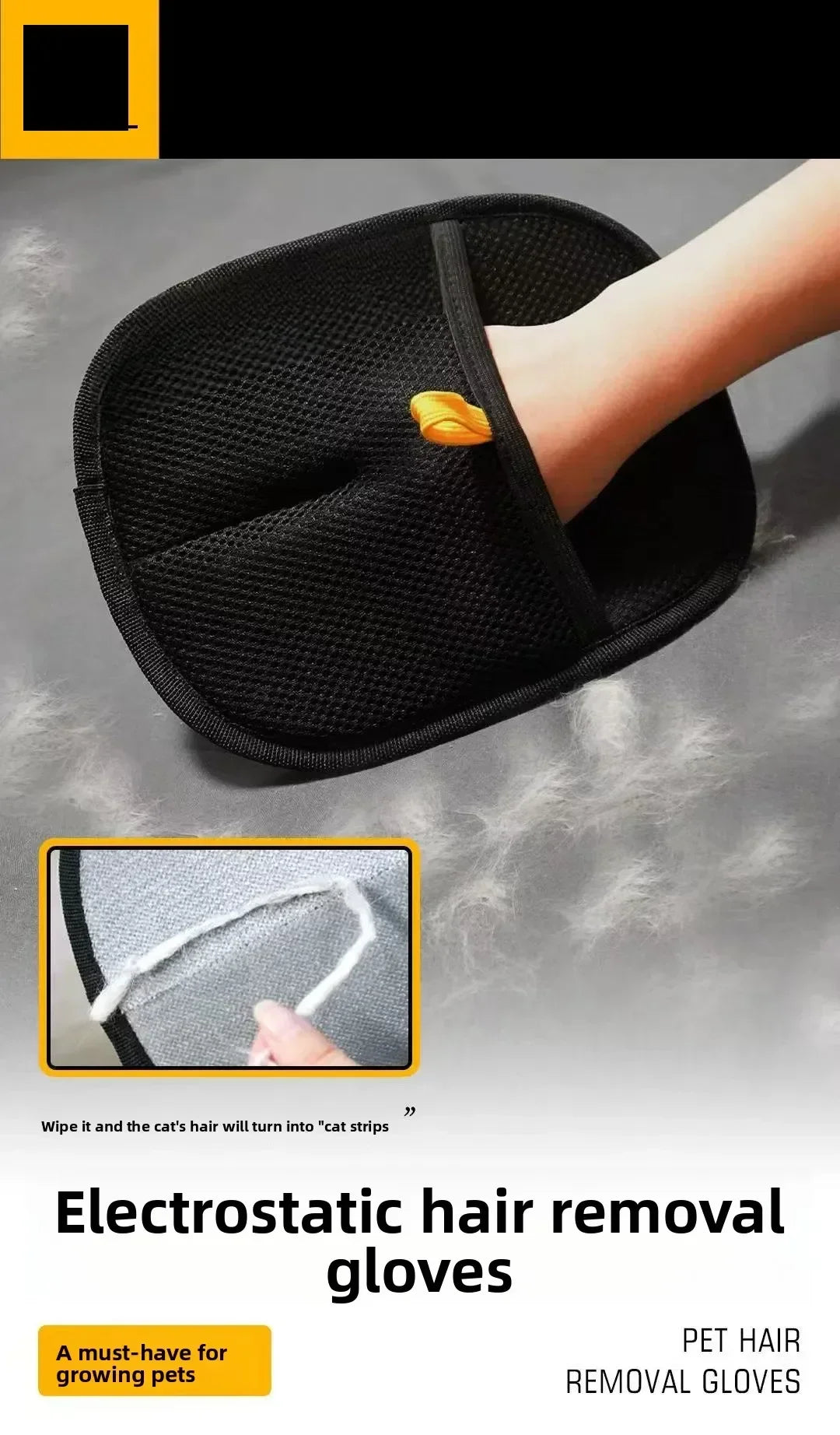 Pet Supplies 2/1pcs Pet Grooming Gloves Etc. Cats Wool Glove Tools and Supplies Dog Grooming Equipment Sofas Carpets Cleaning