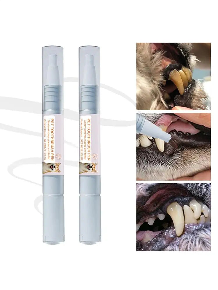 Pet Teeth Cleaning Pen Pet Dental Pen dog Toothbrush Pen Fresh Breath Tooth Whitening Cat Teeth Refreshing Pen pet supplies
