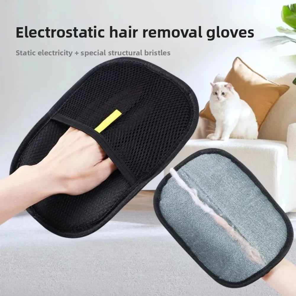 Pet Supplies 2/1pcs Pet Grooming Gloves Etc. Cats Wool Glove Tools and Supplies Dog Grooming Equipment Sofas Carpets Cleaning